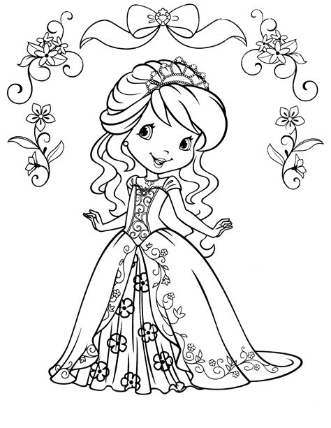 Printable Coloring Princess